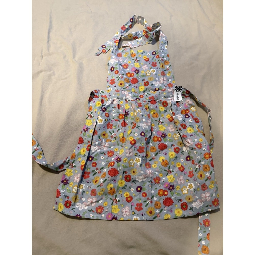 Now Designs NWT Flower Of The Month Cottage Core Apron 100% Cotton